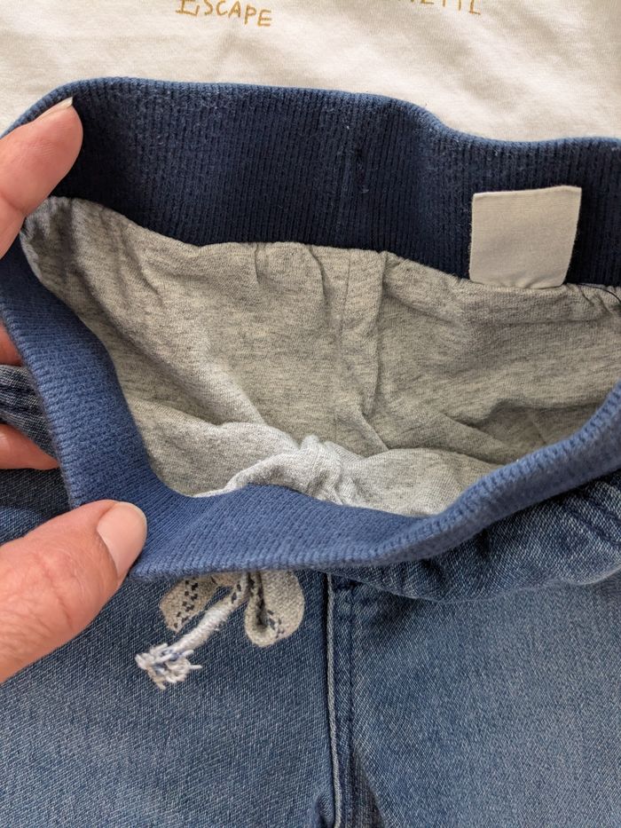 Lot haut manches longues et pantalon chaud 18 mois - photo numéro 4