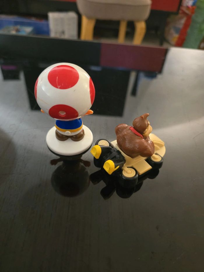 Lot de 2 jouets figurines Toad et Donkey - photo numéro 2