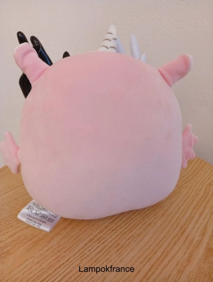 Peluche coussin licorne biggies marsjoy rose - photo numéro 3