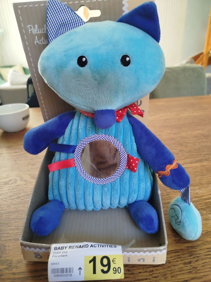 🧸 Peluche Baby Renard Activités - photo numéro 3
