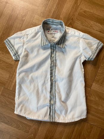 Chemise à manches courtes taille 12 mois vintage El Hana