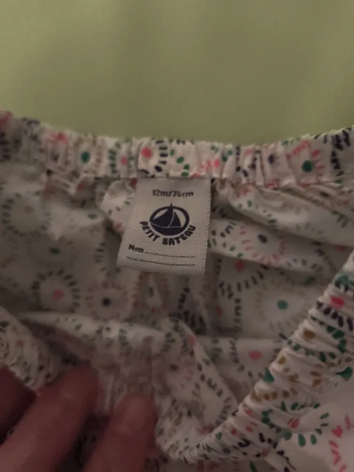 Bloomer bébé Petit Bateau 12 mois très bon état - photo numéro 2