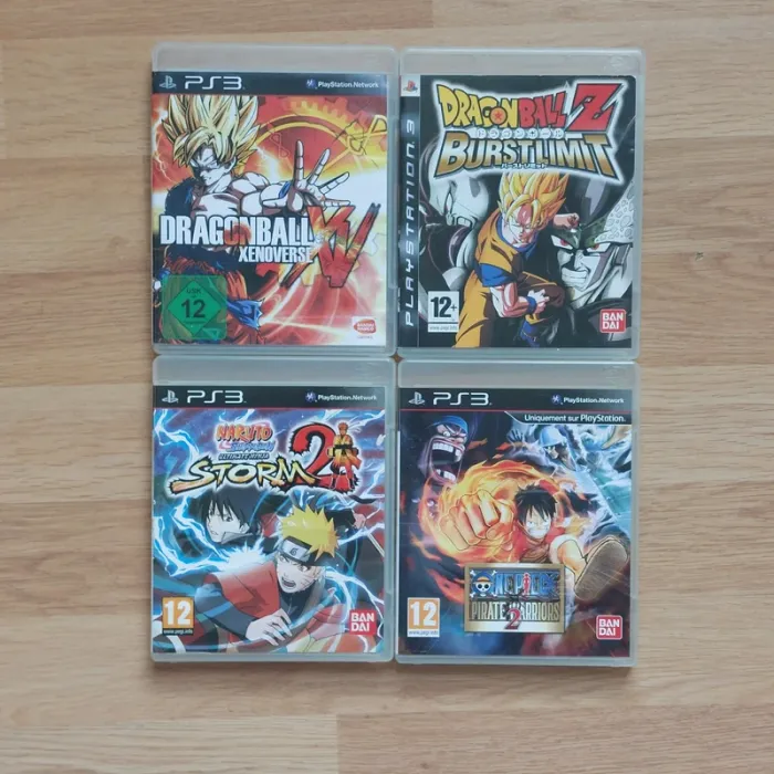 Lot 4 Jeux ps3 manga