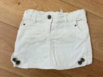 Jupe Okaïdi blanche en 5ans