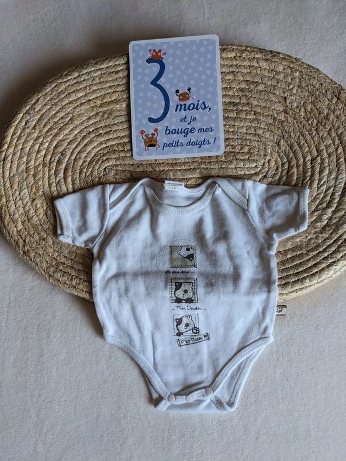 Bodys manches courtes - 3 mois - photo numéro 2