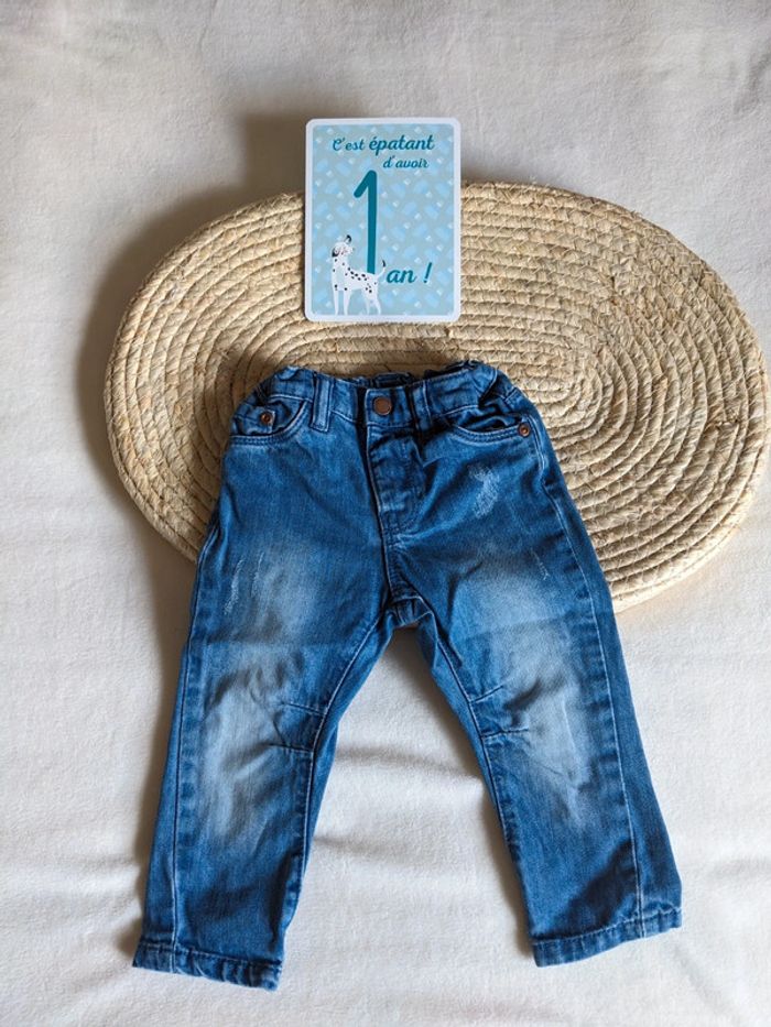 Jean et tee shirt 12 mois neuf - photo numéro 3