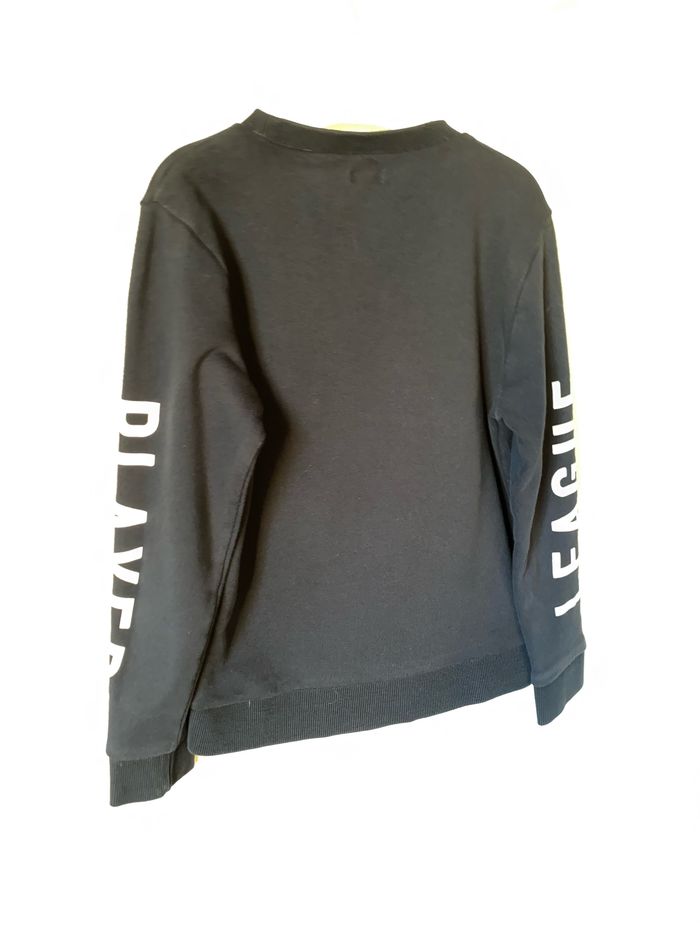 Pull sweat league player bleu marine 8 ans - photo numéro 3