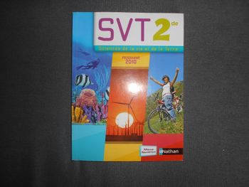 Livre: SVT 2nde, programme 2010 (Nathan)