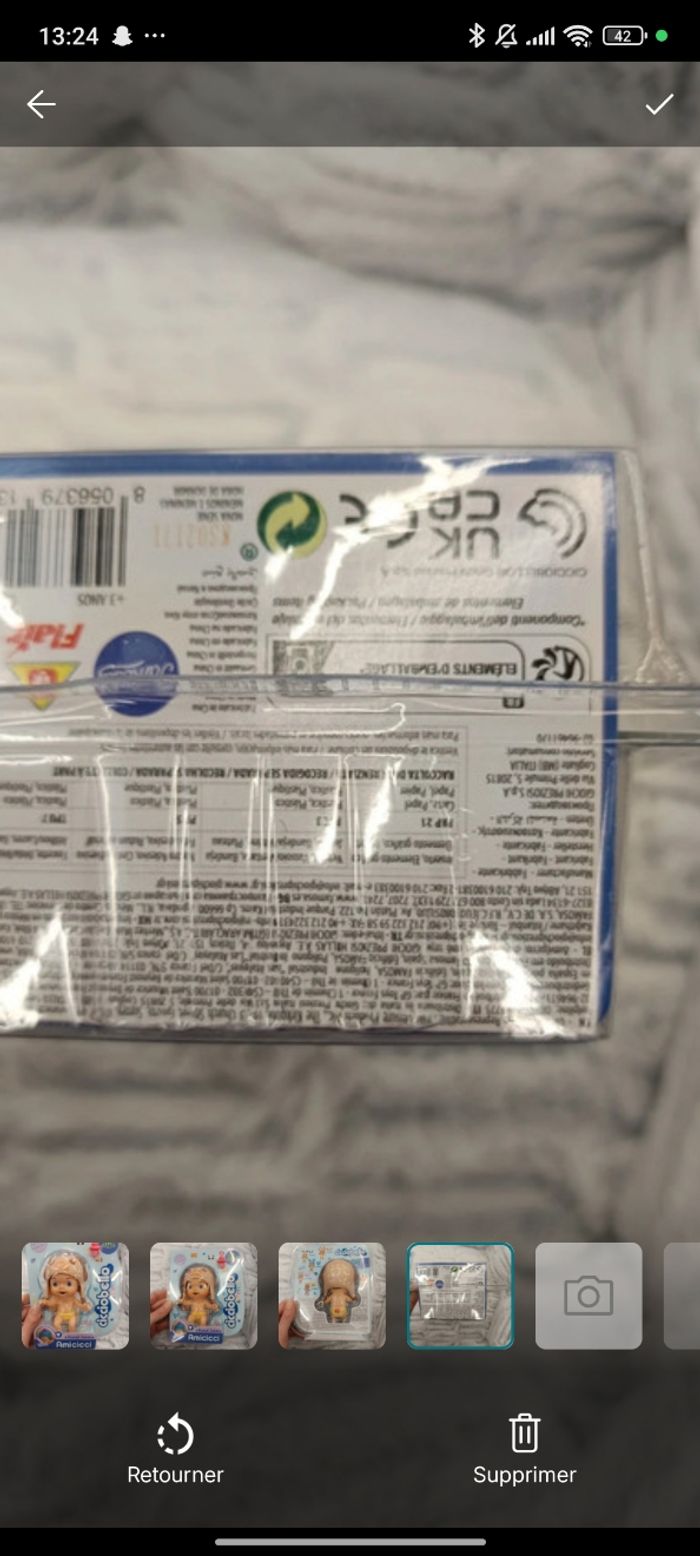 Cicciobello amicicci neuf toujours dans son emballage d'origine - photo numéro 4