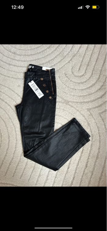 pantalon effet brillant morgan 