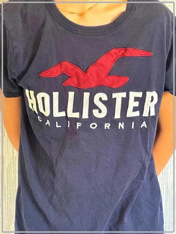 T shirt taille 34 marque hollister - photo numéro 2