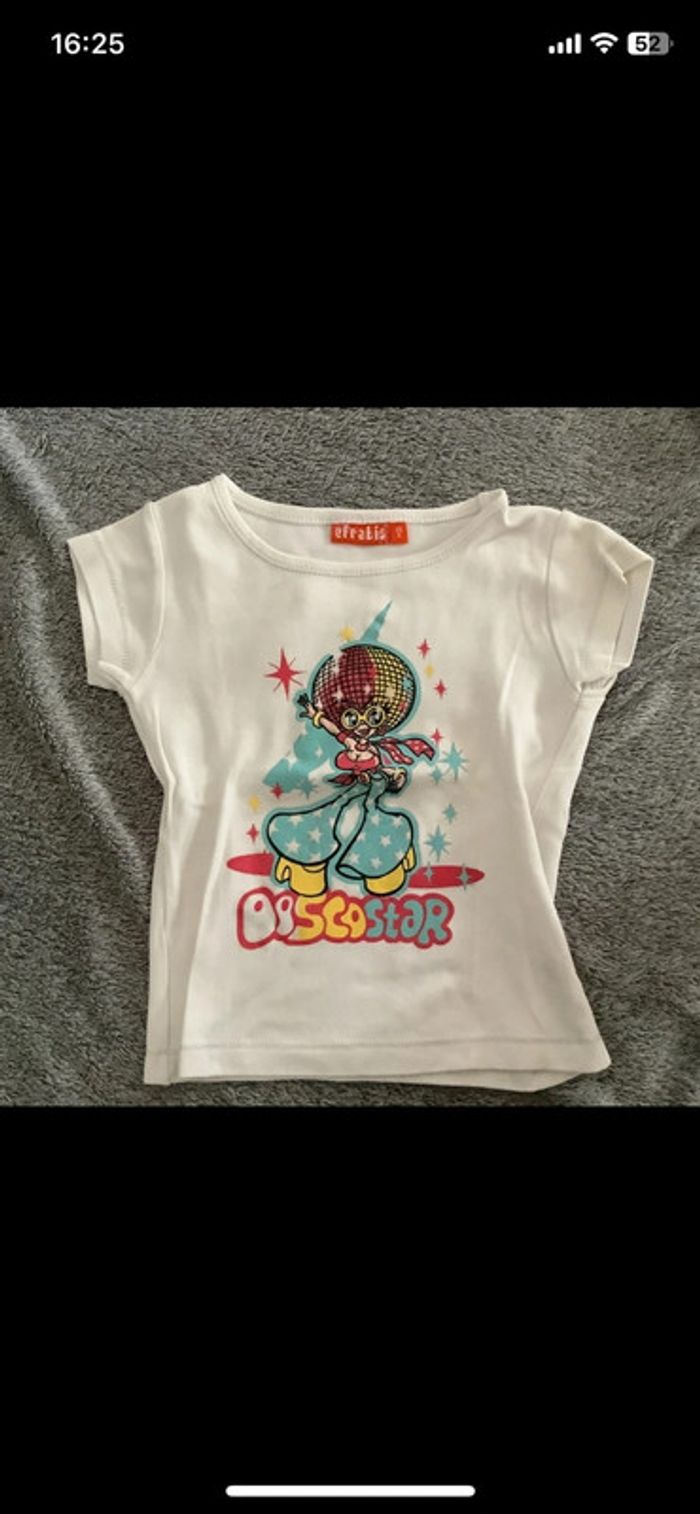 Lot de 8 t-shirts fille manches courtes taille 6 ans - photo numéro 7