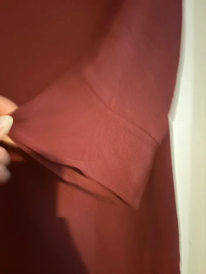 Jolie robe bordeaux Camaïeu taille 36-S en bon état - photo numéro 8