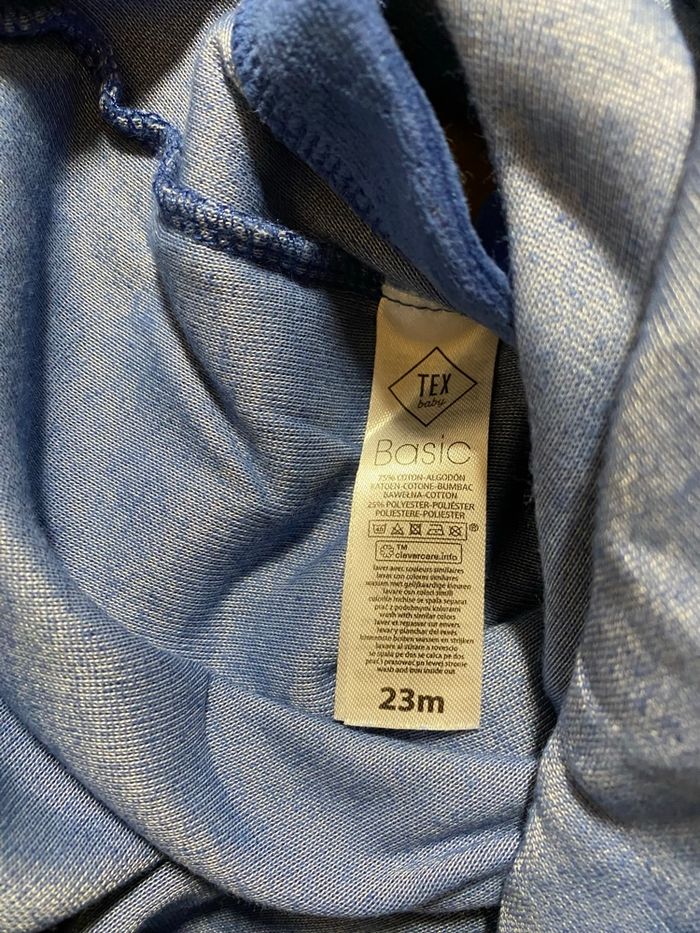 Tex Baby Pyjama Grenouillère bleu marine Taille 23 mois - photo numéro 2