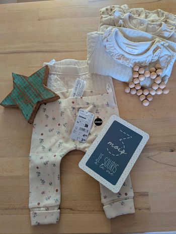Lot Zeeman Beige Mom Style 2-4 mois