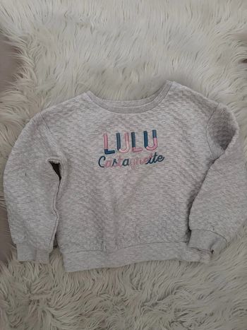 Pull lulu castagnette 4ans