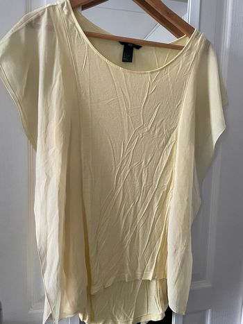 TEE shirt jaune pale H&M taille S