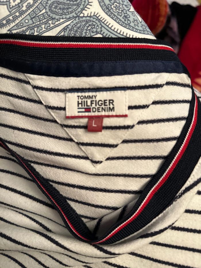 T-shirt marinière Tommy Hilfiger Denim - photo numéro 5