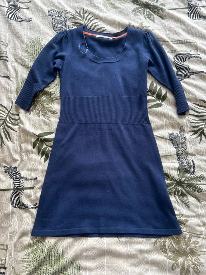 Robe pull bleue