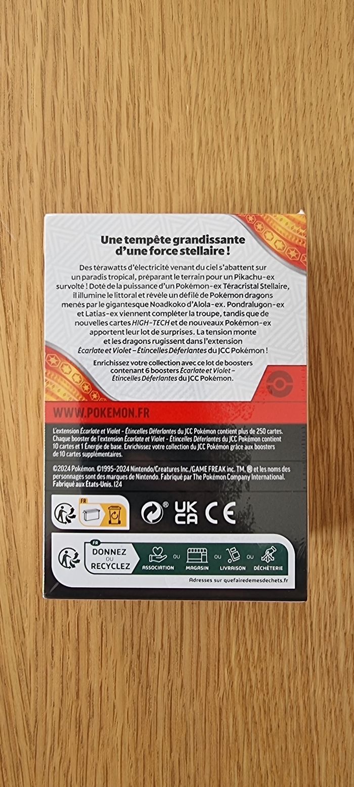 Pokemon Bundle EV8 - Étincelles Déferlantes - photo numéro 2