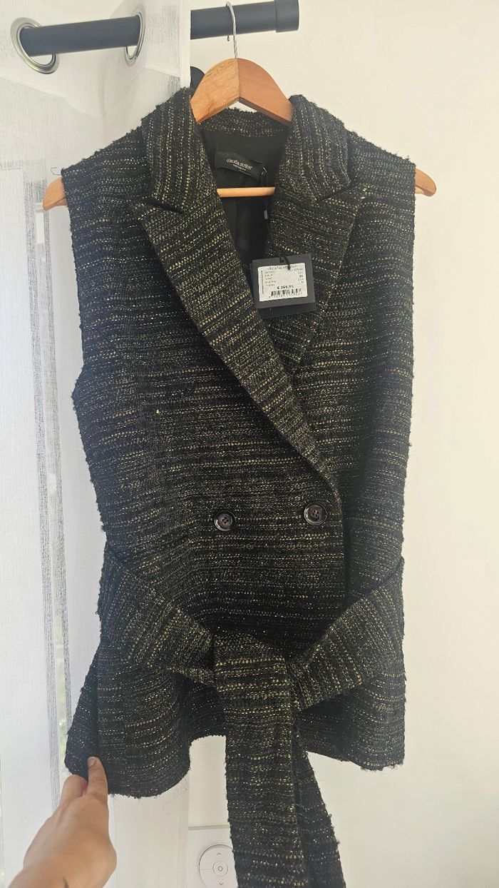 Veste sans manches Claudia Strater taille 36 S haut de gamme