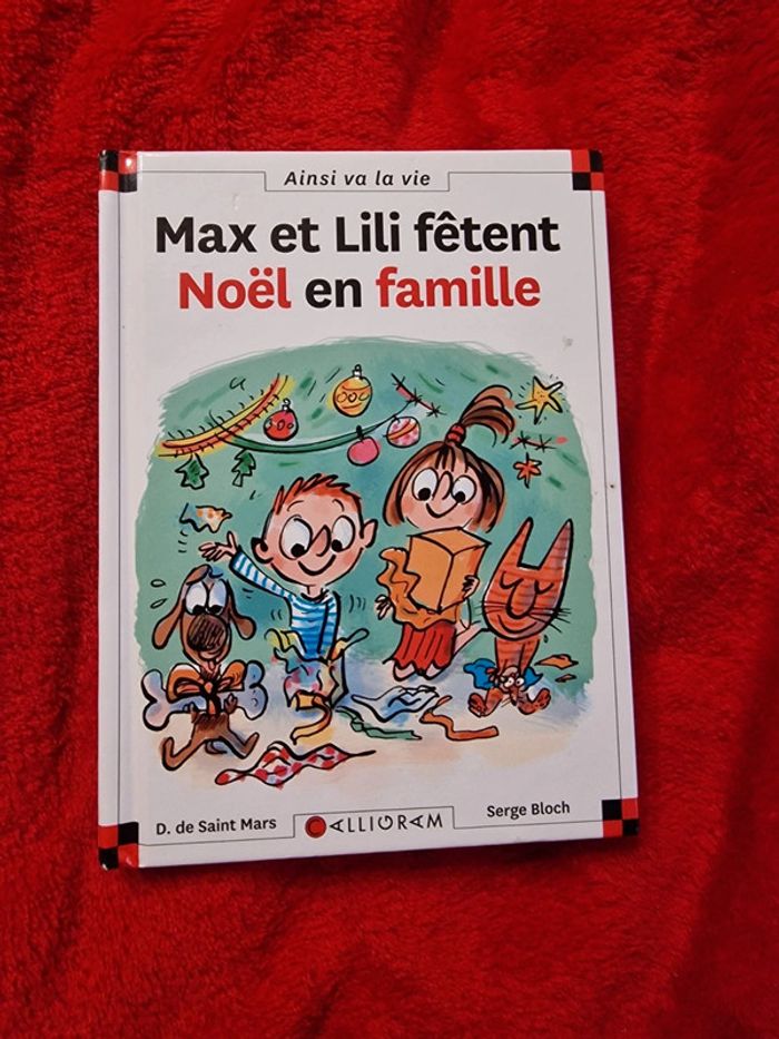 Livre 82 max et lili fêtent Noël en famille