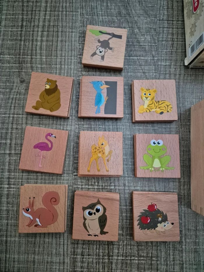 Jeu de mémoire en bois premier âge Playtive - photo numéro 3