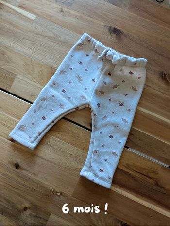 Legging fourré Kiabi, 6 mois.