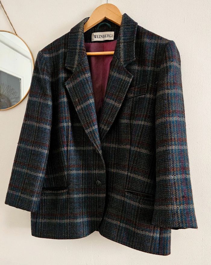 Veste vintage multicolore 80's