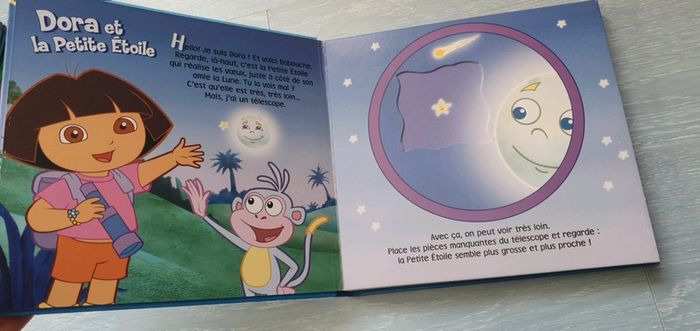 Livre puzzle Dora et la petite étoile - photo numéro 3