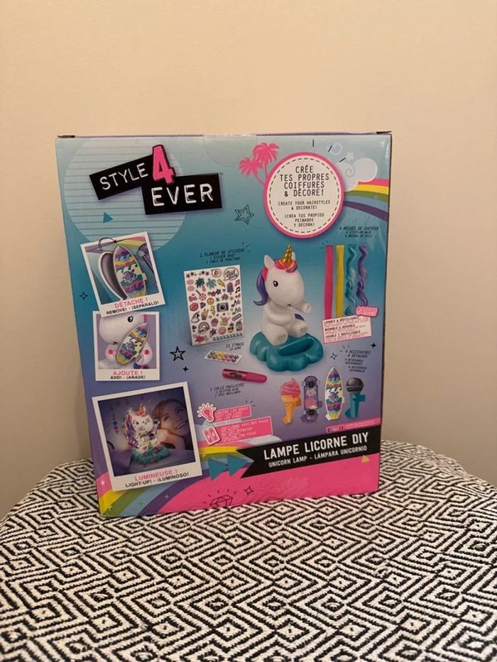 Canal Toys - Style 4 Ever - Lampe Licorne À Décorer - photo numéro 2