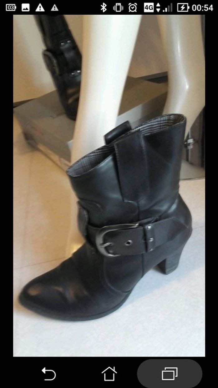 Bottines noires Les petites bombes comme neuves - photo numéro 2