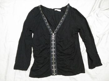 T-shirt fermeture éclaire