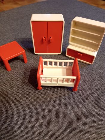 Chambre Playmobil année 1981
