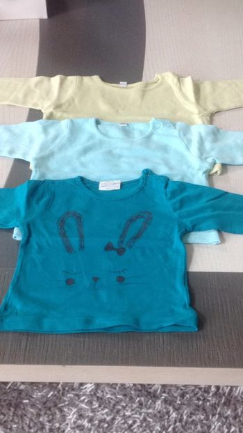 Tee-shirts lot de 3 3 mois Kitchoun