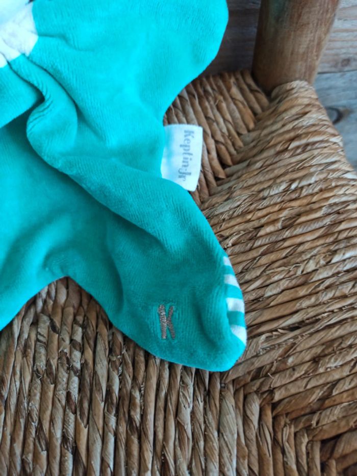 Doudou lapin vert keptin-jr tbe - photo numéro 4