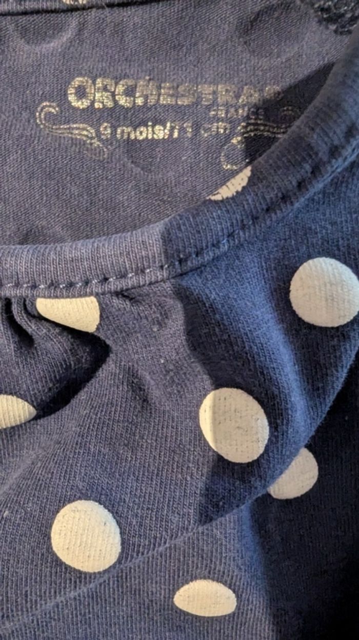 T-shirt bleu marine Orchestra - photo numéro 3