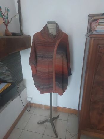 poncho couleur automne