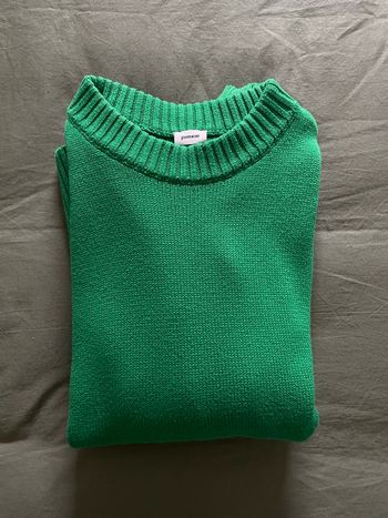 pull manche longue vert 