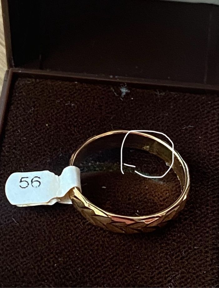 Alliance plaquée or - photo numéro 3