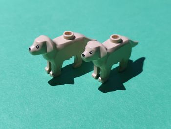 Lot 2 Figurines chien Labrador Lego - vrai Lego