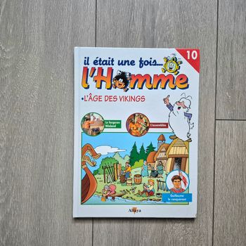 Livre " Il était une fois . L'homme . L'âge des Vikings. N°10. Altaya