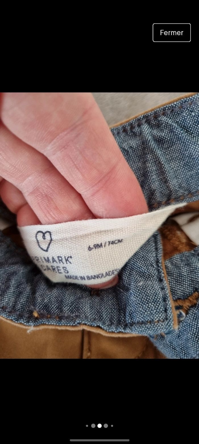Lot 4 pantalons 6 mois - photo numéro 5