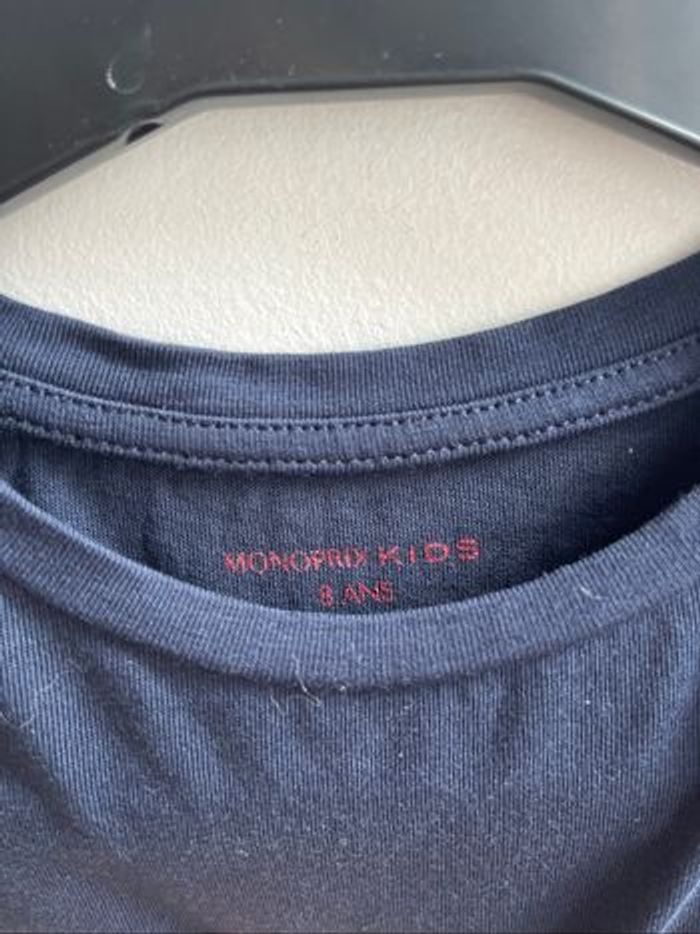 Tee shirt Paris Monoprix 8 ans - photo numéro 3