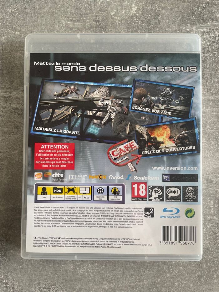 Jeu pour Sony PS3, Inversion en français. - photo numéro 3
