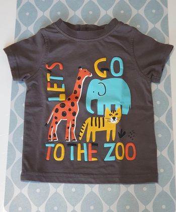 T-shirt gris - 6M