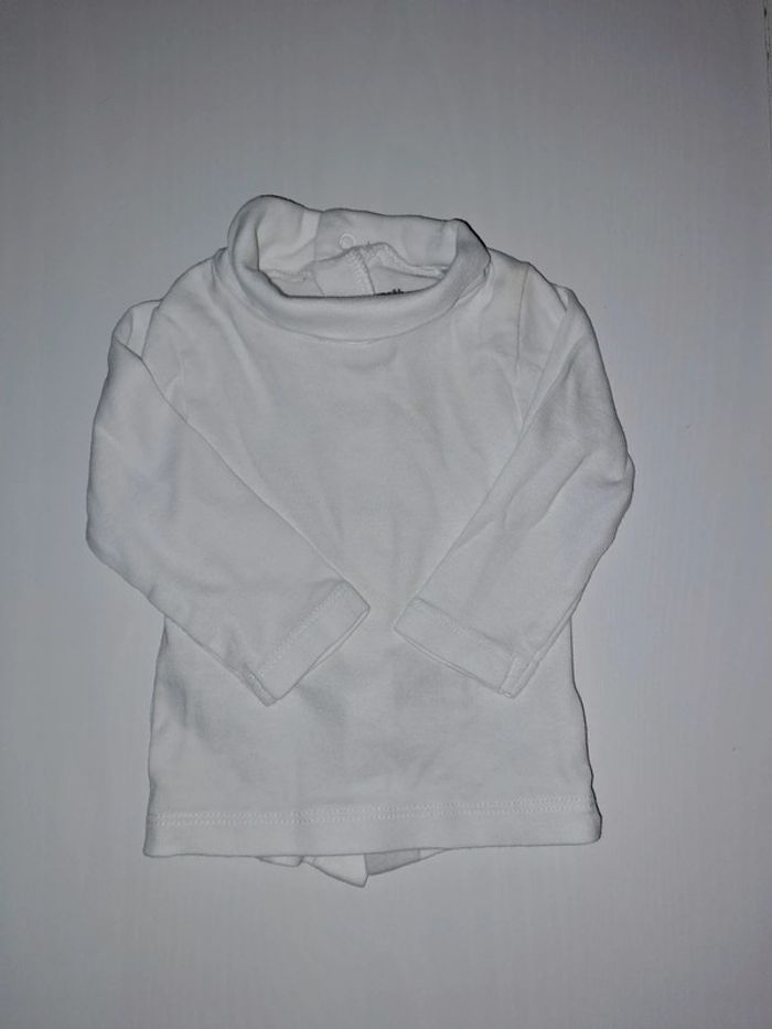 Lot de 2 pulls à col roulé bébé garçon 3 mois - photo numéro 4