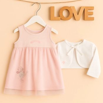 Robe avec Boléro velours 3 mois Minnie