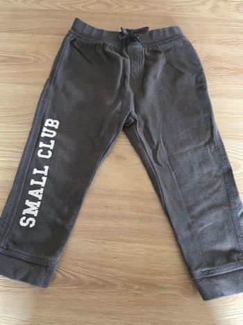 Pantalon jogging gris léger- Small Club - Mots d'enfants - 24 mois
