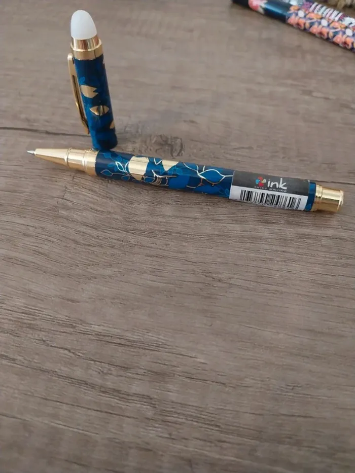 Stylos Rollink marine et doré